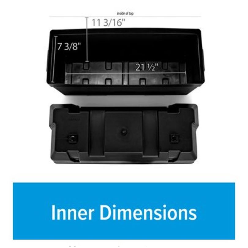 DOUBLE BATTERY BOX, END TO END